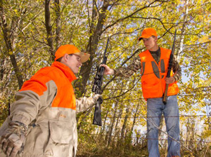 Hunters Wearing Safety Orange