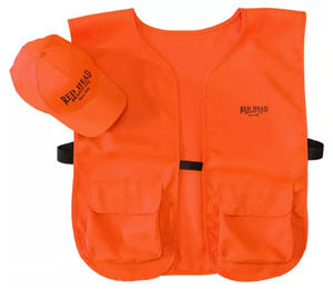 RedHead Blaze Orange Cap and Vest Combo for Men
