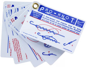 PRO-KNOT Fishing Knot Tying Instruction Cards
