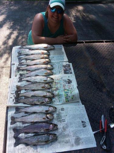 Braggin' Board Photo: 14 trout this day