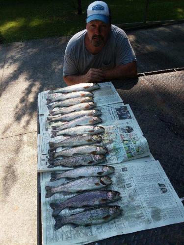 Braggin' Board Photo: Our trout catch for the day