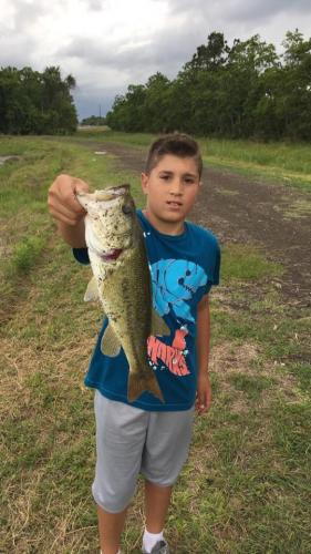 Boy with nice size bass