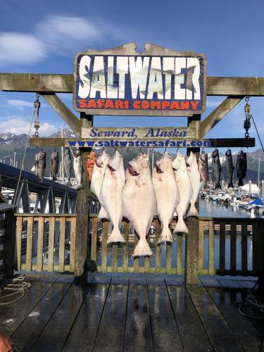 Stringer of flounder