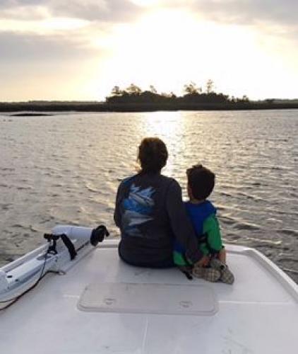 Braggin' Board Photo: enjoying the sunset