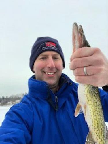 Braggin' Board Photo: Ice Fishing Pickerel