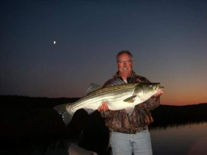 Braggin' Board Photo: 45 lb Stripe Bass
