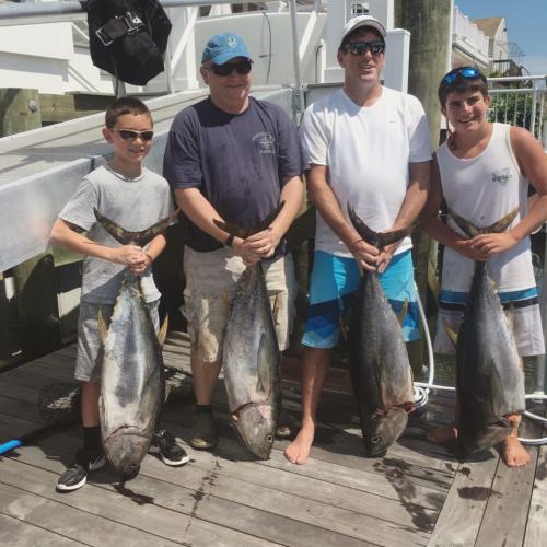 Good day fishing Blackfin Braggin' Board Photo: Good day fishing Blackfin