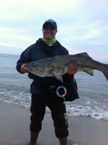 Alfredo's  Striper Bass Braggin' Board Photo: Alfredo's  Striper Bass