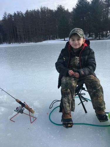 Braggin' Board Photo: Little Ice Fishermen
