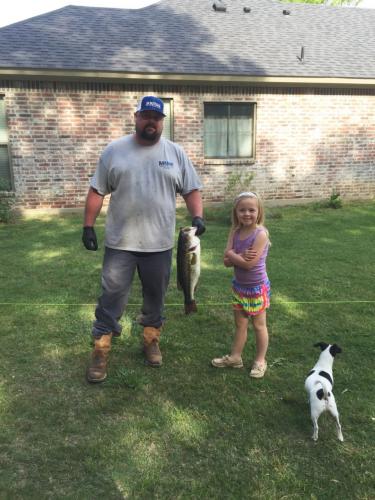 Braggin' Board Photo: A Bass as big as the dog