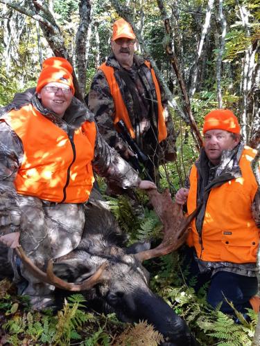 Moose Hunting Braggin' Board Photo: Moose Hunting