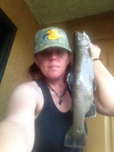 Braggin' Board Photo: Trout Selfie