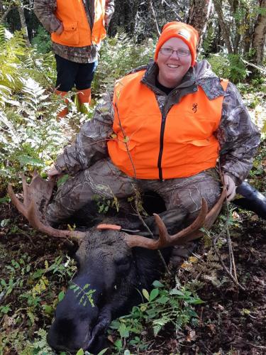 Moose Hunting Braggin' Board Photo: Moose Hunting