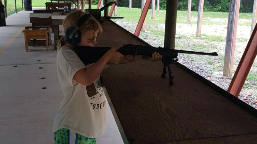 Braggin' Board Photo: Ella Learning to Shoot