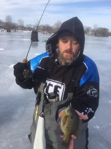 Ice Fishing Beauty Braggin' Board Photo: Ice Fishing Beauty