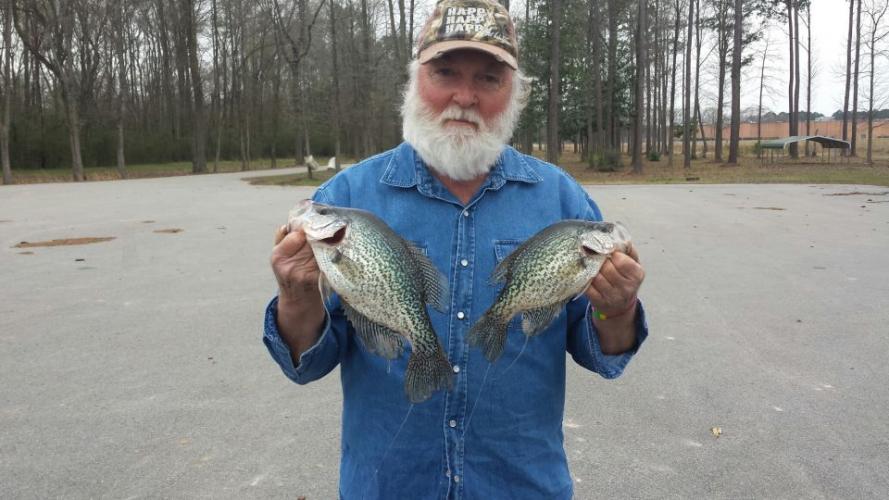 Braggin' Board Photo: 2 big crappie March 23,2014