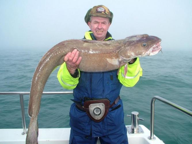 Braggin' Board Photo: 28 lb 7 oz Ling