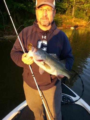 Braggin' Board Photo: Dave G. fishing for Bass