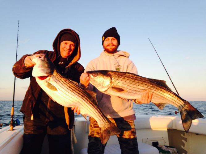 Braggin' Board Photo: Two Nice Sea Bass