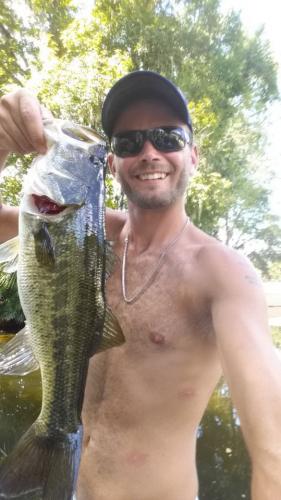 Largemouth fishing Braggin' Board Photo: Largemouth fishing