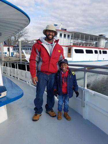 Braggin' Board Photo: Son's first time