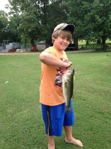 Braggin' Board Photo: Rodneys first largemouth bass