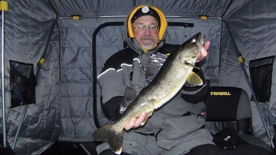 Ice Fishing Tip: Walleye Through The Ice Braggin' Board Photo: Ice Fishing Tip: Walleye Through The Ice