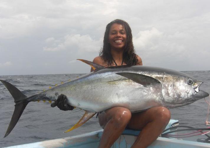Fish Weighs As Much As She Does Braggin' Board Photo: Fish Weighs As Much As She Does
