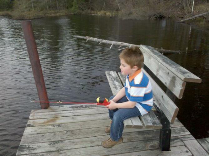 Waiting For The Bobber To Go Down Braggin' Board Photo: Waiting For The Bobber To Go Down