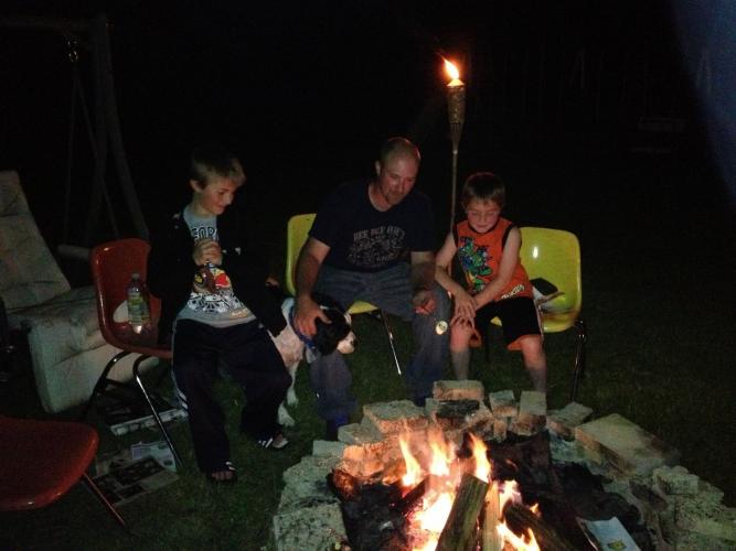 Cooking Marsh Mellows Over the Camp Fire Braggin' Board Photo: Cooking Marsh Mellows Over the Camp Fire