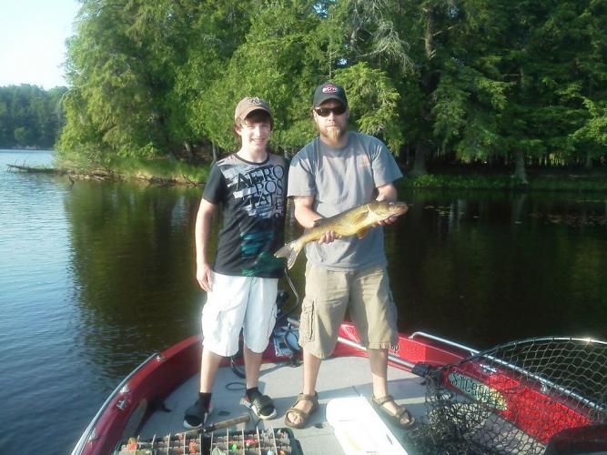Nice Walleye Caught on a Suick Braggin' Board Photo: Nice Walleye Caught on a Suick