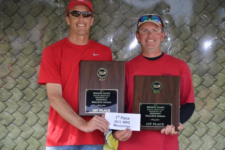 Zelten Brothers Win the 2013 Midwest Walleye Series in Menominee Braggin' Board Photo: Zelten Brothers Win the 2013 Midwest Walleye Series in Menominee