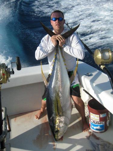 Braggin' Board Photo: Yellow Fin Tuna during a Tournament