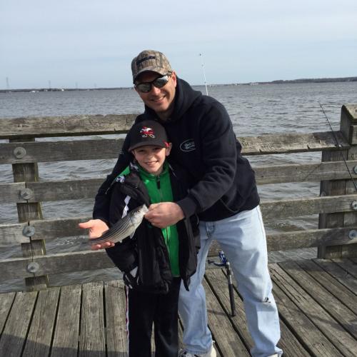 Braggin' Board Photo: Matt's first Striped Bass