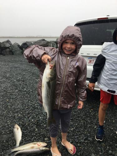 Proud of her catch Braggin' Board Photo: Proud of her catch