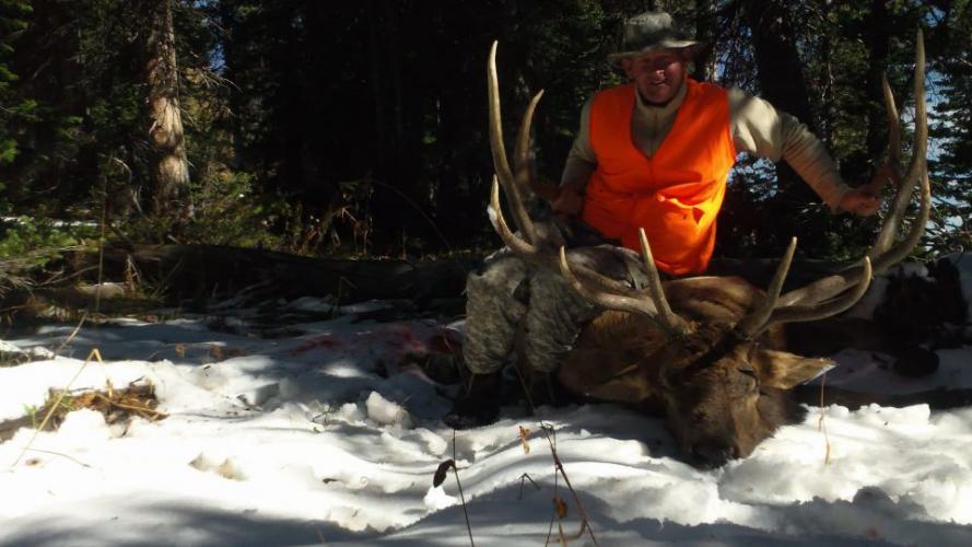 Braggin' Board Photo: First Bull Elk!!!