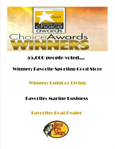 Braggin' Board Photo: Treasure Coast Choice Award Winner