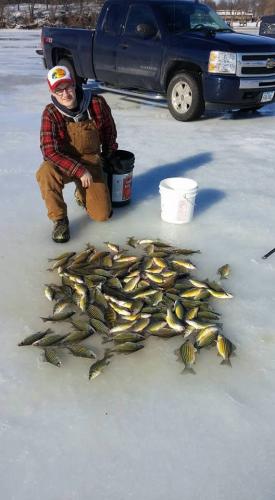 Good Catch on the Ice Braggin' Board Photo: Good Catch on the Ice