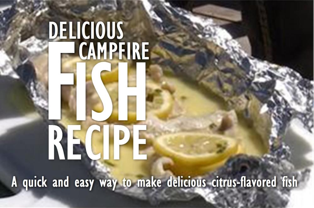 Fish recipe in tin foil