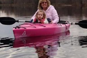 Braggin' Board Photo: Pretty in Pink Kayak