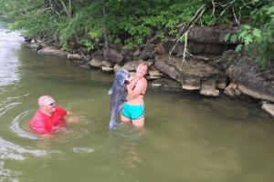 Braggin' Board Photo: Noodling for Catfish