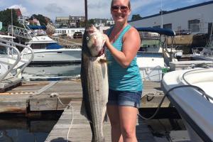 Braggin' Board Photo: 44" Striped Bass