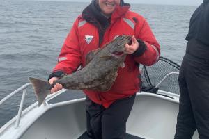 Skye's first halibut
