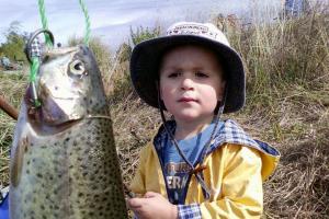 Braggin' Board Photo: A boy and his first fish!