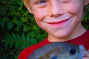 Braggin' Board Photo: Bryce and his Blue Gill