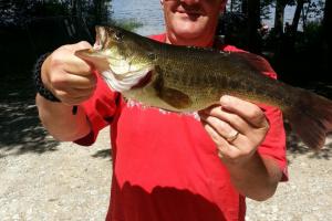 Braggin' Board Photo: Broken Pole Bass caught in Henniker, NH.