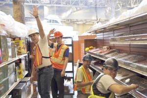 Braggin' Board Photo: Bass Pro Mancton Employees are Setting up Shelves