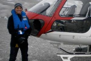 Braggin' Board Photo: Helo ride to a glacier...