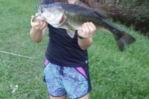 Braggin' Board Photo: Big Bass for a little lady