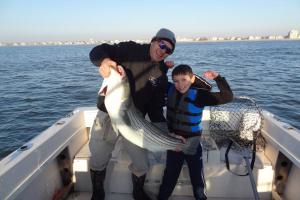 Braggin' Board Photo: Matt Dilkes' First Keeper Striper!!!!